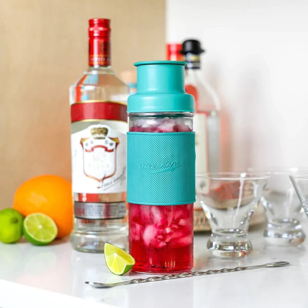 Mason Jar Cocktail Shaker Kit NEW IN BOX GREAT GIFT FOR DAD!